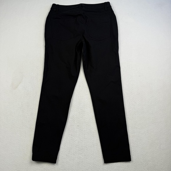 Lululemon Pants Mens 28x28 Black Tech Chino Slim Tapered Casual Golf Travel - Picture 7 of 10